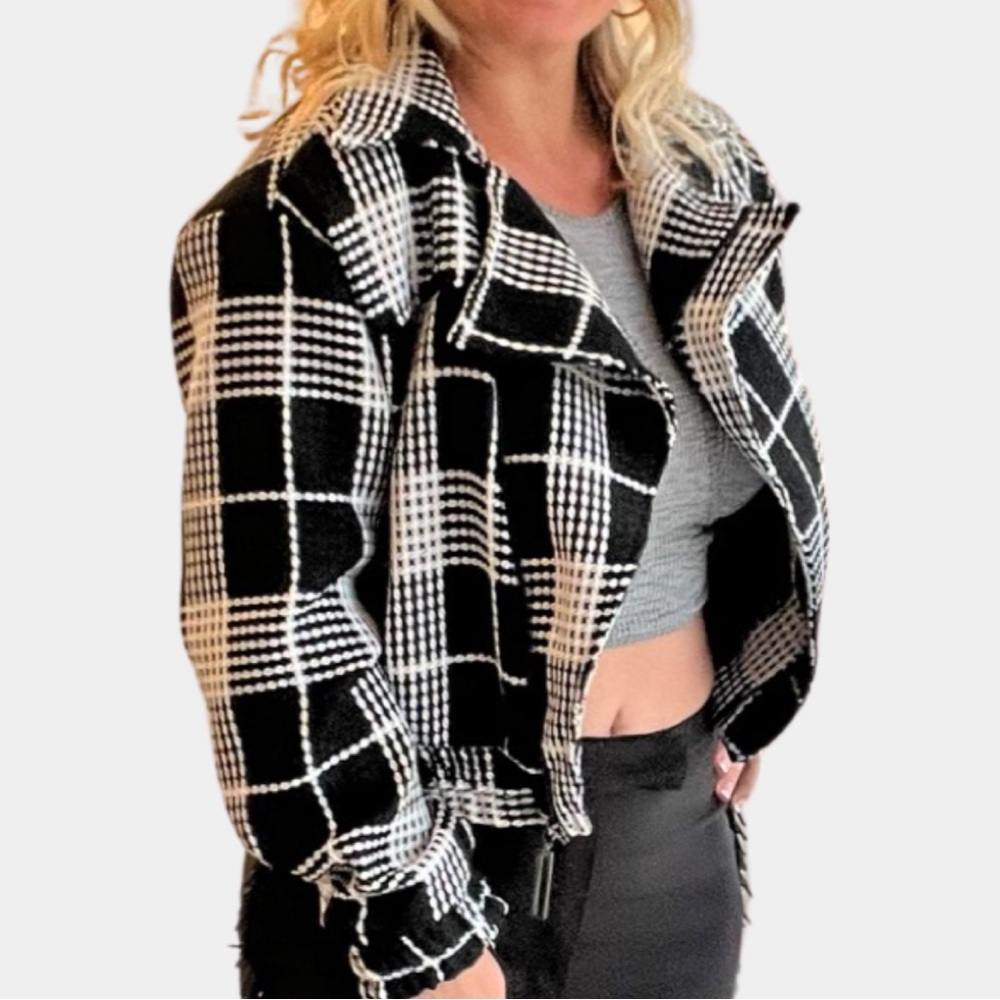 Tweed Bomber Jacket - Picture 2 of 2